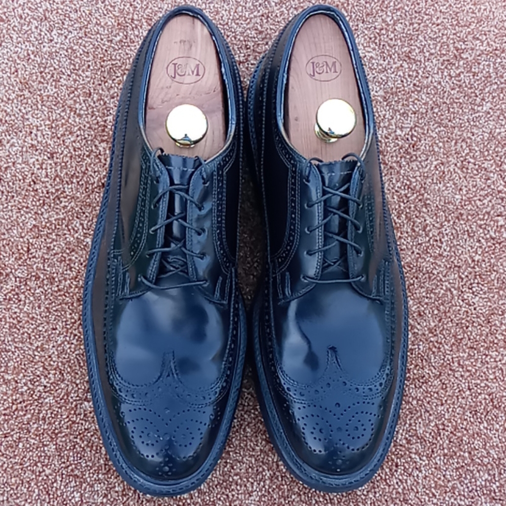 Stuart McGuire Mint Men's Vintage Wing Tip Oxfords